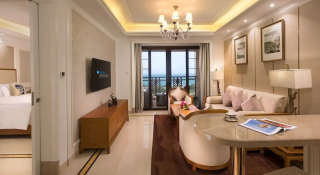 Двухместный люкс с видом на океан Wyndham Hainan Clearwater Bay Resort