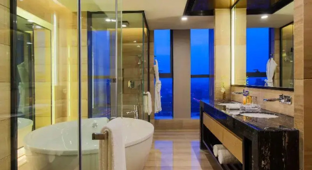 Люкс с видом на озеро Crowne Plaza Tianjin Meijiangnan by IHG