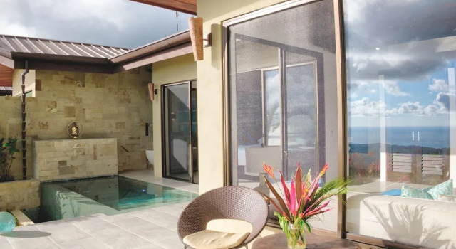 Двухместная вилла с видом на море Golden Pineapple Villas-Adults Only