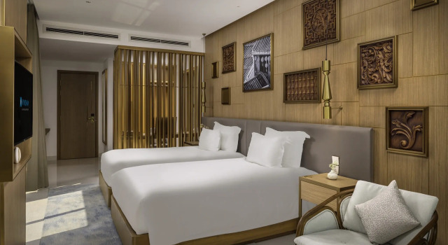 Вилла с 3 комнатами с видом на сад Wyndham Royal Beachfront Resort & Spa Danang