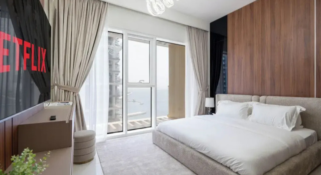 KeyRock - Sea View Stay with Pool Access, Забронировать Апарт-отель Апарт-отели Эмирата Дубая, рядом с Международный яхт-клуб Дубая, Апарт-отель