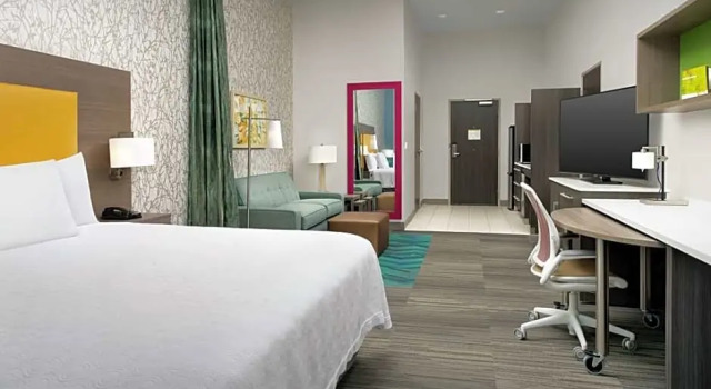 Двухместный студия люкс Hearing Accessible Home2 Suites By Hilton Phoenix Airport South