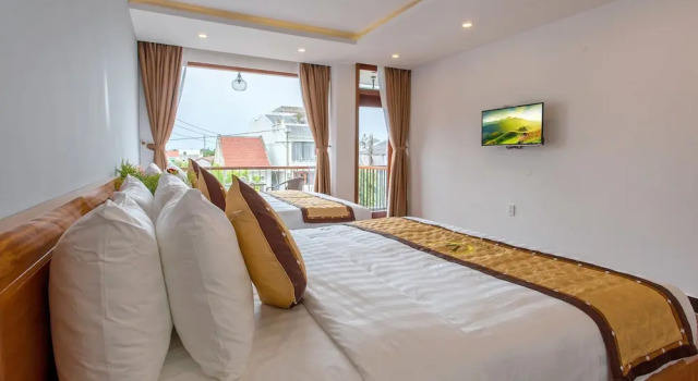 Семейный номер Standard с балконом и с видом на город Hoi An Vi Khoa Villa