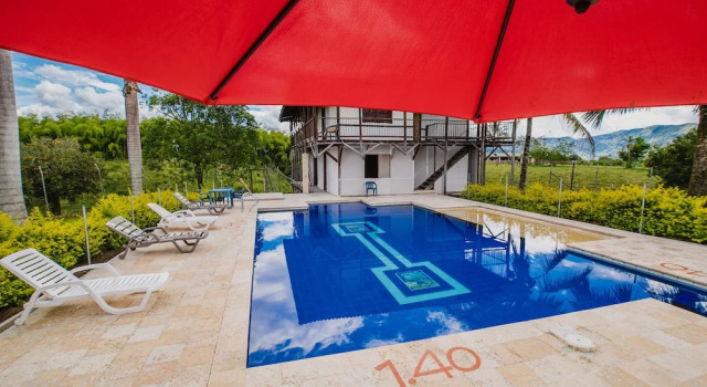 Hacienda Araucaria Habitacion 10, Reservar Casa de férias Moradias em Quindio, Vila