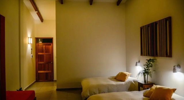 Habitación doble Estándar 1 dormitorio con balcón y con vista Gocta Andes Lodge