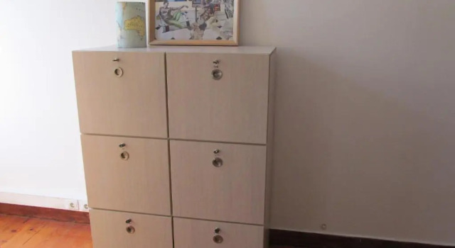 Кровать в общем номере Casa Azul Hostel