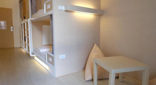 Кровать в общем номере About A Bed Hostel Chiangmai