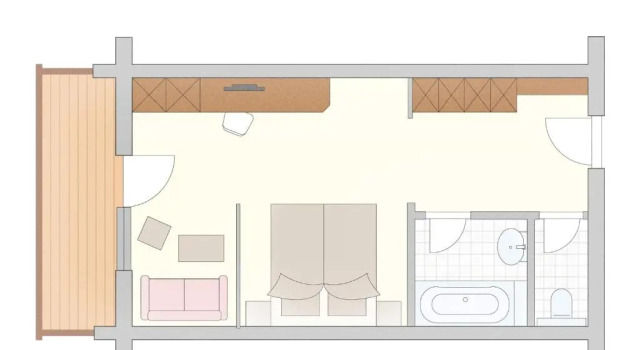 Семейный номер Standard Hotel Schwarzer Adler