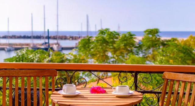 Двухместный номер Standard с балконом и с видом на море Kerkis Bay