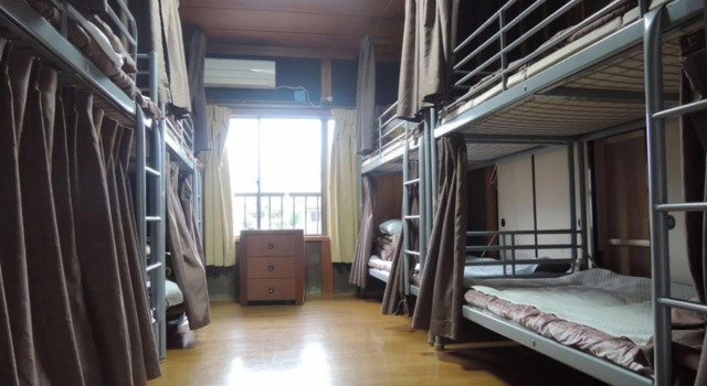 Кровать в общем номере Nikko Park Lodge Tobu Station