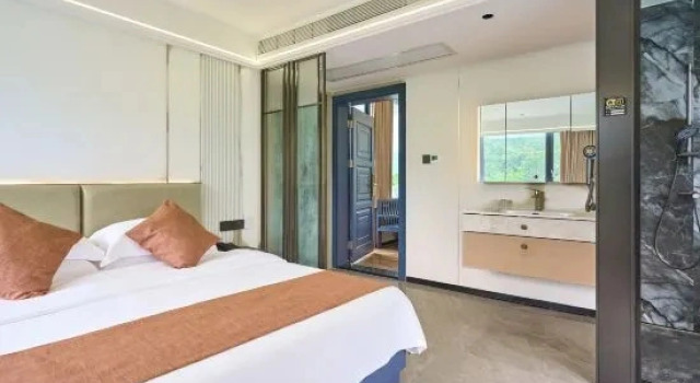 Люкс с видом на океан Shili Yintan Hotel