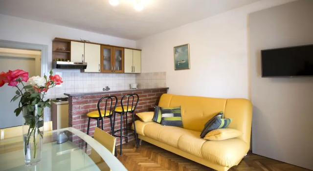 Апартаменты c 1 комнатой с балконом и с видом на море Apartments Bago