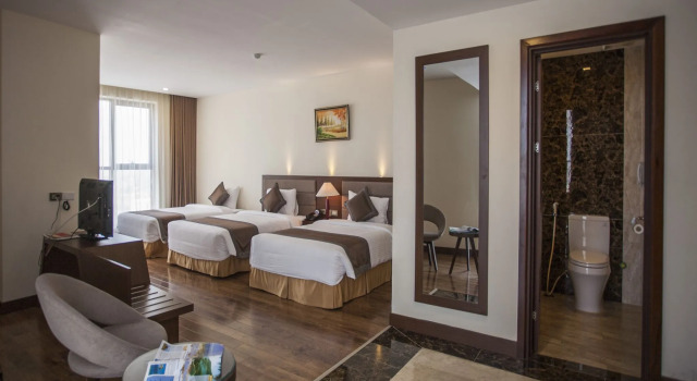 Номер Deluxe Muong Thanh Grand Quang Tri Hotel