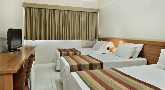 Трёхместный номер Standard Hotel Dan Inn Express Ribeirão Preto By Nacional Inn
