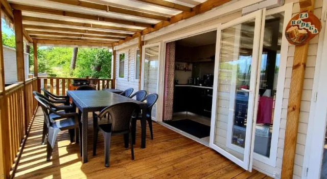 Mobil home 3 CH 2 vélos sans Funpass, Забронировать Отель Отели Côte landaise с бассейном, Бассейн