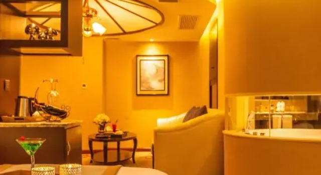 Двухместный люкс Grand Xianju Perfect Designer Hotel (Shenxianju Bayberry Wuyue Square Branch)