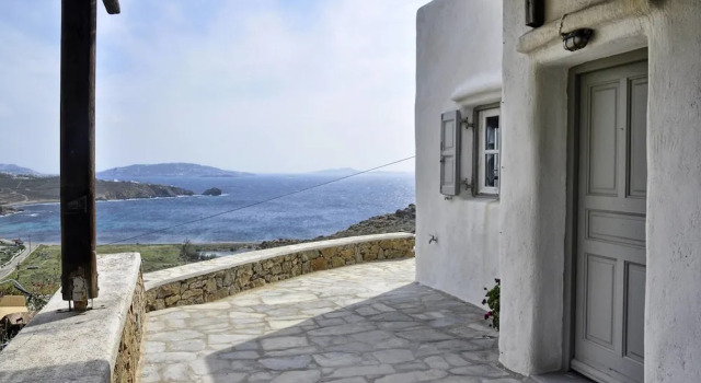 Коттедж с видом на море Private Vacation Home - Near Mykonos New Port