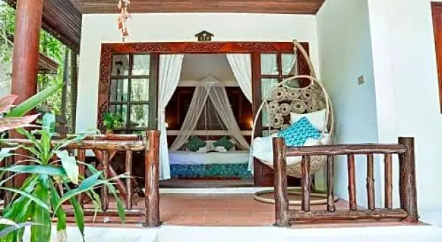 Вилла с видом на сад Natural Wing Health Spa and Resort