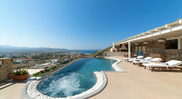 Вилла Superior с видом на море Naxos Rock Villas