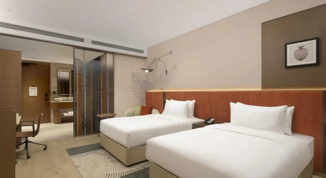Двухместный номер Standard Hilton Garden Inn Zhongwei Shapotou