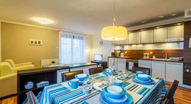 Апартаменты APARTAMENTY MIERZEJA - WILLA TURKUSOWA, Kąty Rybackie