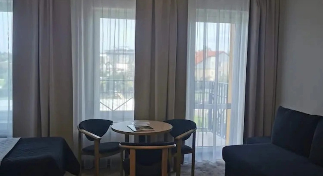 Трёхместный номер Comfort с балконом и с видом на море Hotel ***NAT Sarbinowo