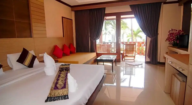 Бунгало Deluxe с частичным видом на море Dream Team Beach Resort
