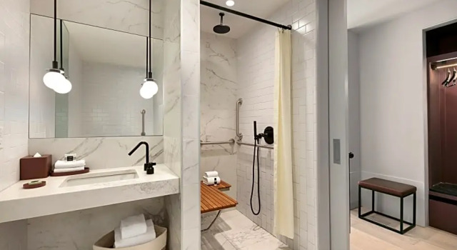 Двухместный люкс c 1 комнатой с балконом и с видом на город Hotel Indigo - Williamsburg - Brooklyn by IHG