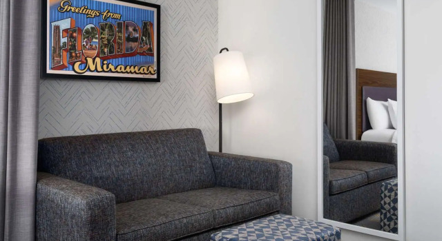 Студия Home2 Suites by Hilton Miramar Ft. Lauderdale