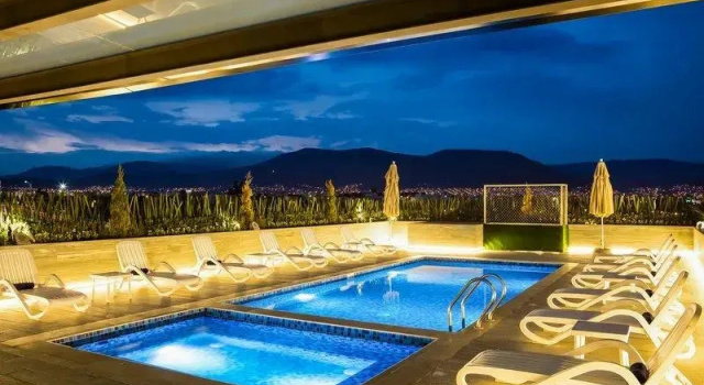 Одноместный люкс с красивым видом из окна Fiesta Inn Pachuca Gran Patio