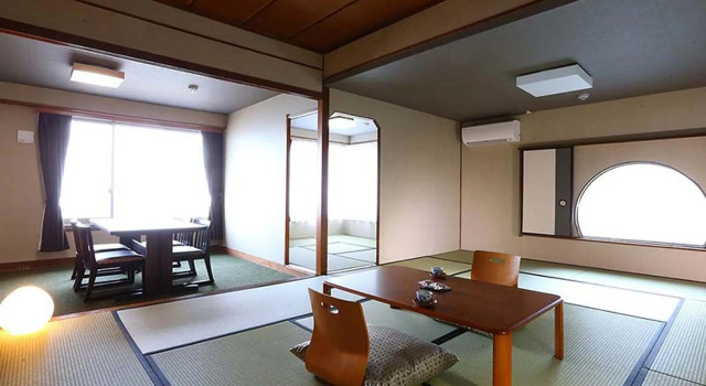 Номер Standard с частичным видом на море Ooedo Onsen Monogatari Beppu Seifu