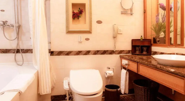 Двухместный номер Standard с балконом и с красивым видом из окна Yantai Golden Gulf Hotel