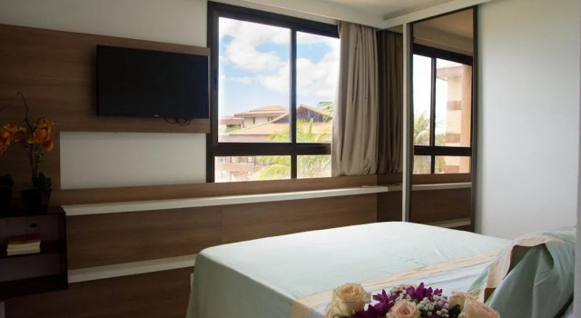 ML102 Luxuoso apartamento de 3 suites no Mandara Lanai, Rezervovat Apartmán Hotely v Bahia se snídaní, Snídaně