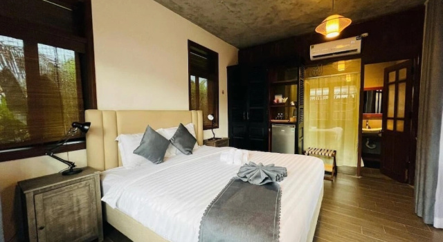 Hoianbang Beach Front Villa and Restaurant, Reservar Vila Hotéis em Quang Nam com pequeno-almoço, Café da manhã