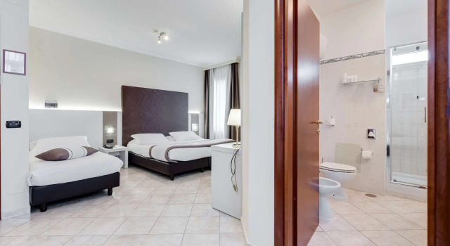 Четырёхместный семейный номер Standard Best Western Hotel Rocca