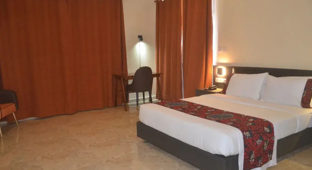Двухместный номер Deluxe с балконом и с видом на озеро Speranza Hotel Entebbe