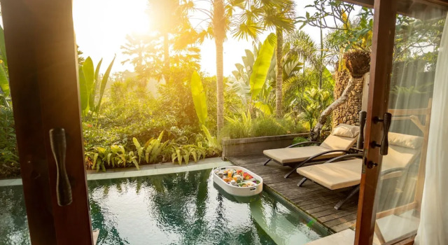 Вилла c 1 комнатой с видом на сад Nau Villa Ubud