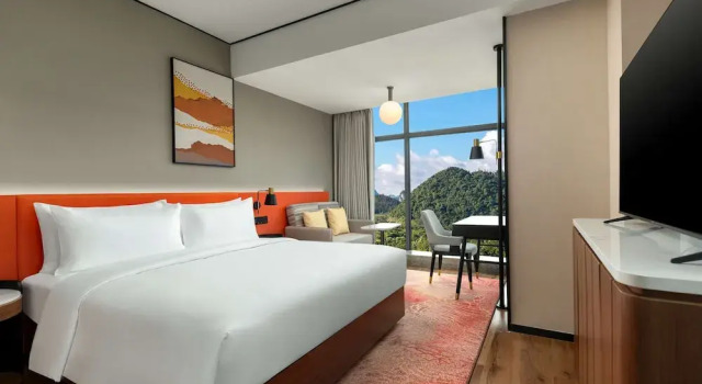 Двухместный номер Standard с видом на горы Hilton Garden Inn Xingyi Wanfenglin