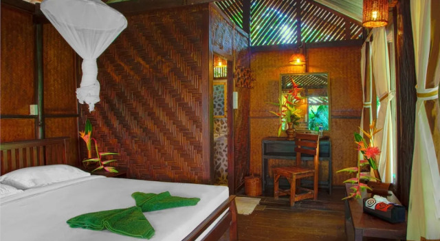 Двухместный номер Standard с балконом и с видом на сад Khao Sok Riverside Cottages