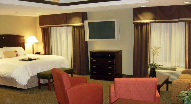Двухместная студия Hampton Inn & Suites Burlington