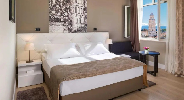 Двухместный номер Deluxe с видом на море Cornaro Hotel