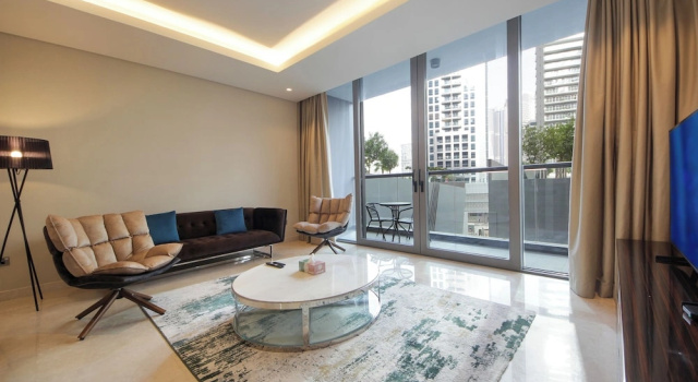 Luxury 1BR at Sterling East Burj Views, Забронировать Апарт-отель Отели Эмирата Дубая с парковкой, рядом с SEGA Republic, Парковка