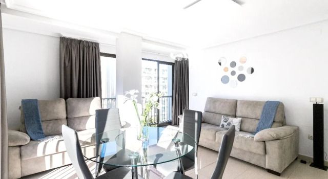Apartment with 2 Bedrooms in Benidorm, with Wonderful City View, Shared Pool, Balcony - 350 M From the Beach