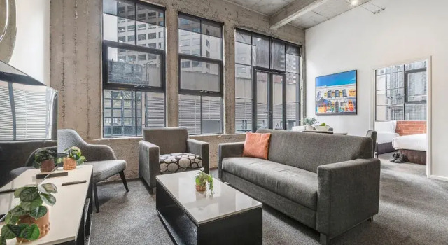 Апартаменты с 3 комнатами с балконом Punthill Apartment Hotel - Manhattan