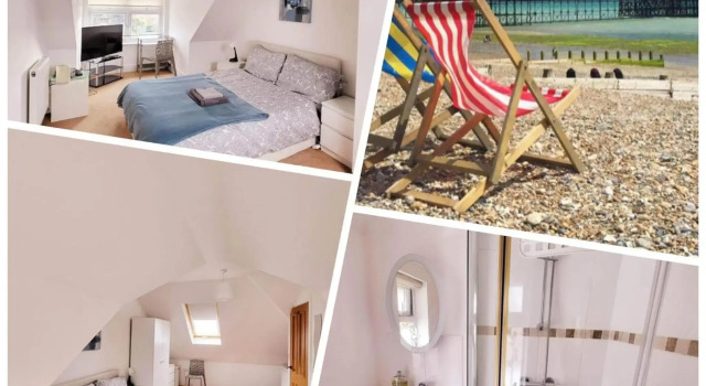 Beautiful Ensuite Beachfront Room Worthing Homestay, Забронировать Отель Уэртинг Западный Суссекс