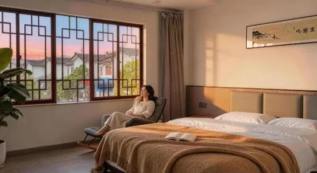 Люкс Comfort Xian Cottage | Flower Admiring Lakeside Villa Courtyard Homestay (Tengyue Ancient Town Branch)