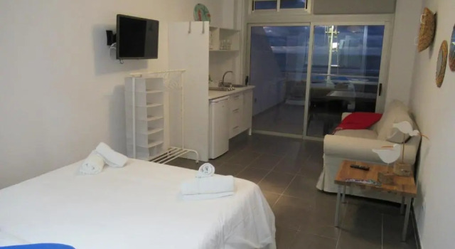 Студия Apartamento 1ª Linea las Canteras -Vista Mar Con Terraza Y Wifi 308