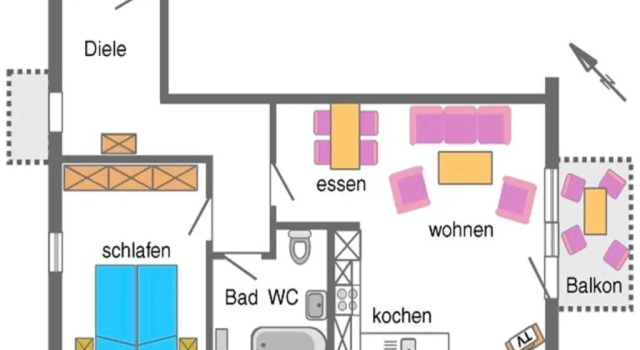 Апартаменты Ostsee-Residenz, Whg 10
