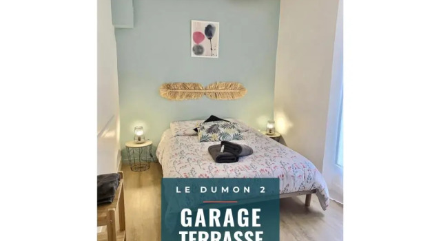 Апартаменты LE DUMON 2 - T2 avec GARAGE - TERRASSE - WiFi - Gare à 200m