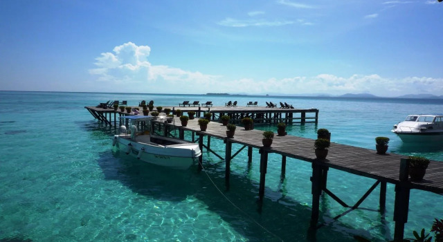 Tambisan Island Lodge, Boek Hotel Goedkope hotels in Borneo